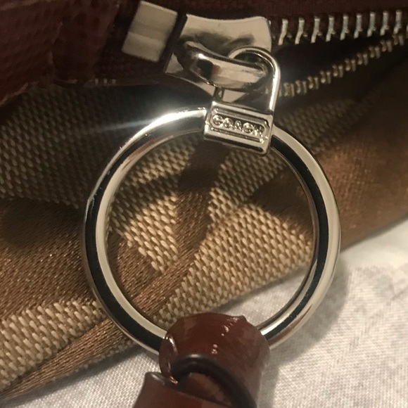 Coach Shoulder Satchel Bag Brown Tan No. D1273-17806M - Picture 6 of 11